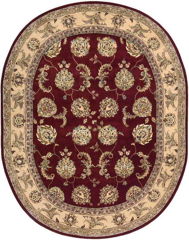 Nourison Nourison 2000 7'6“ x 9'6“ Oval Lacquer Traditional Indoor Rug