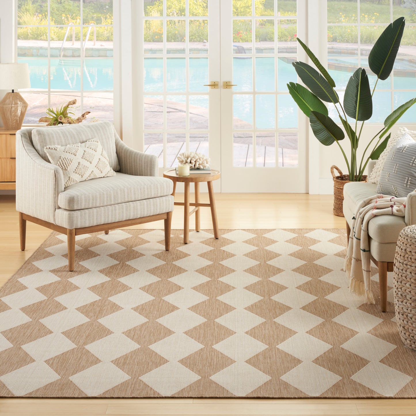 Nourison Positano 5' x 7' Jute Modern Rug