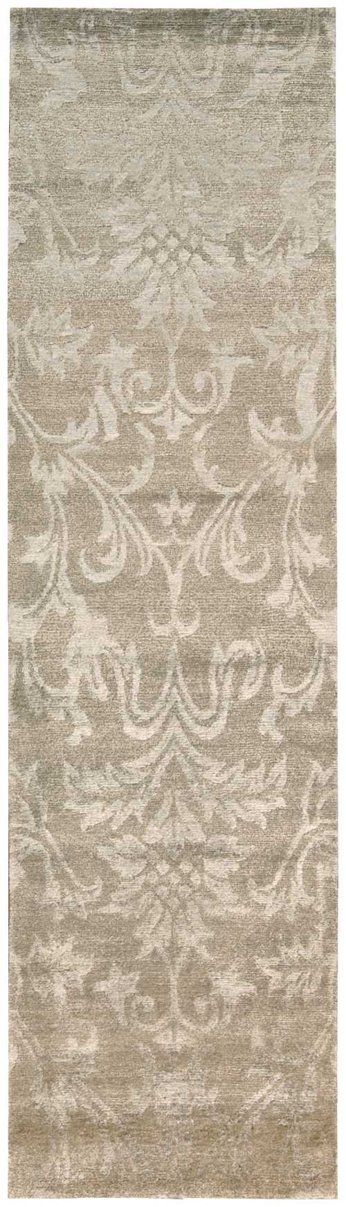 Nourison Silk Shadows 2'3" x 8' Light Gold Vintage Indoor Rug