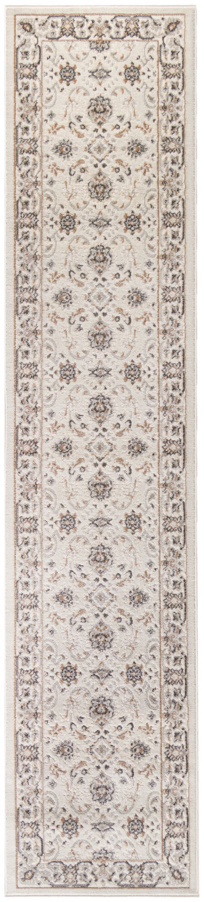 Nourison Serenity Home 2'2" x 6' Ivory Mocha Vintage Indoor Rug