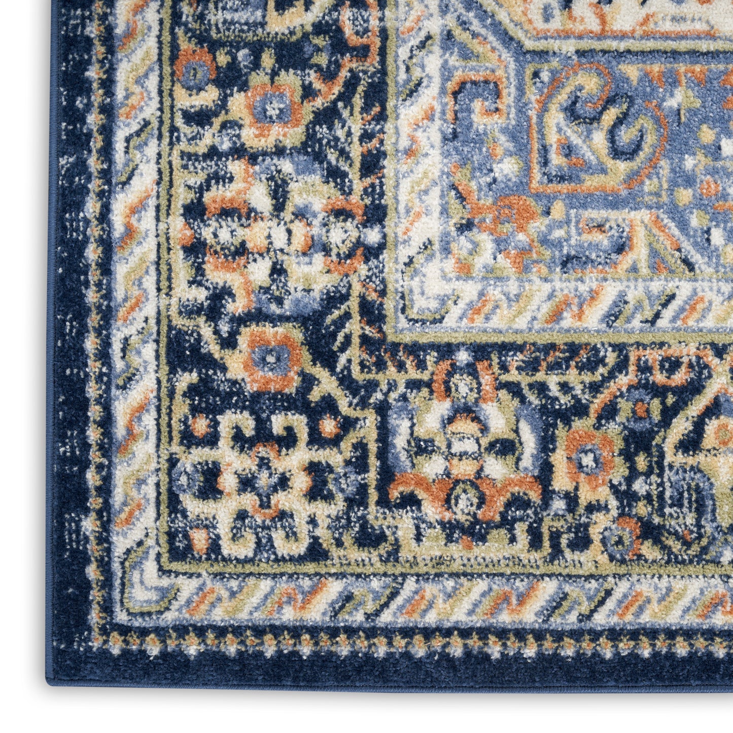 Nourison Nourison Essentials Persian 4' x 6' Navy Vintage Rug