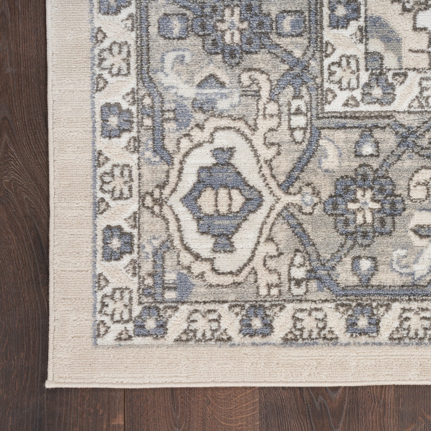 Nourison Quarry 8'10" x 11'10" Ivory Blue Vintage Indoor Rug