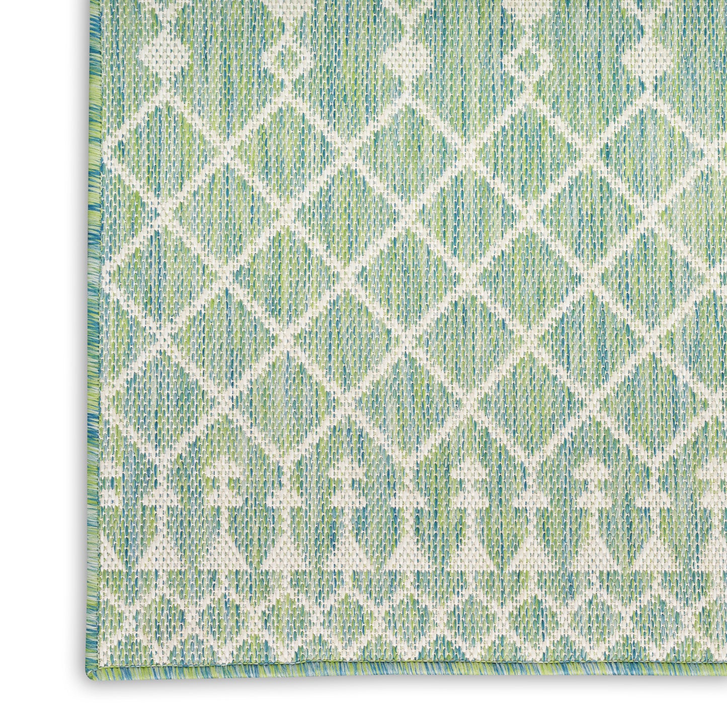 Nourison Positano 9' x 12' Blue Green Modern Rug