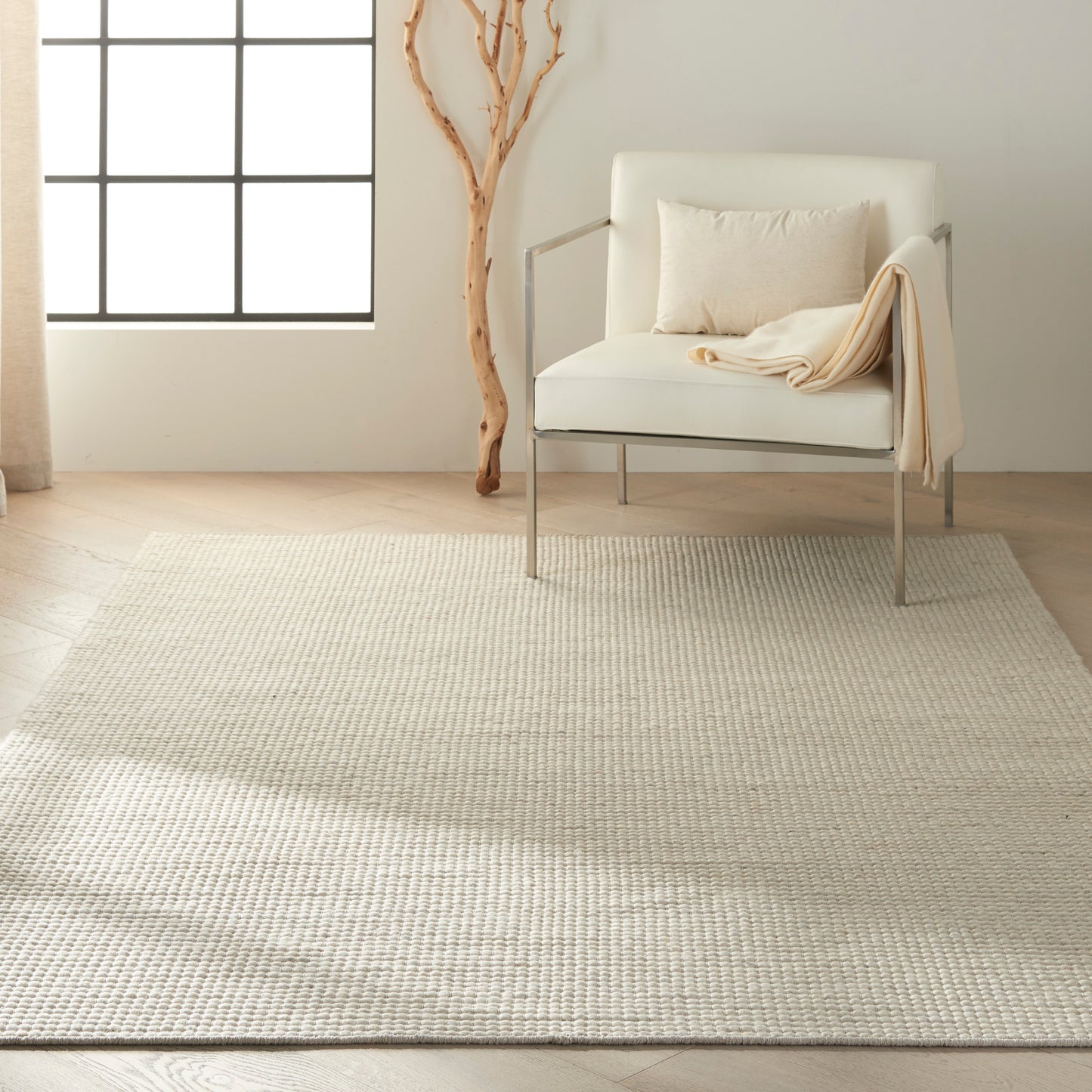 Calvin Klein Home Lowland 4' x 6' Beach Rock Modern Indoor Rug