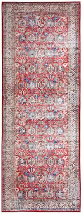 Nourison Fulton 1'10" x 5' Red Vintage Indoor Rug