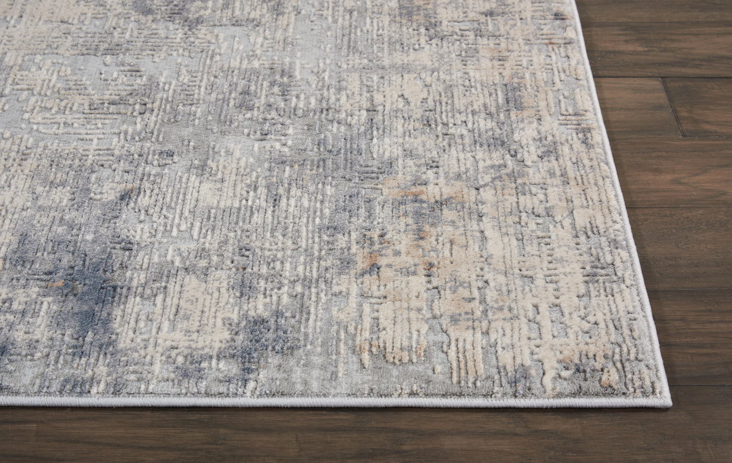 Nourison Rustic Textures 7'10" x 10'6" Grey Beige Modern Indoor Rug