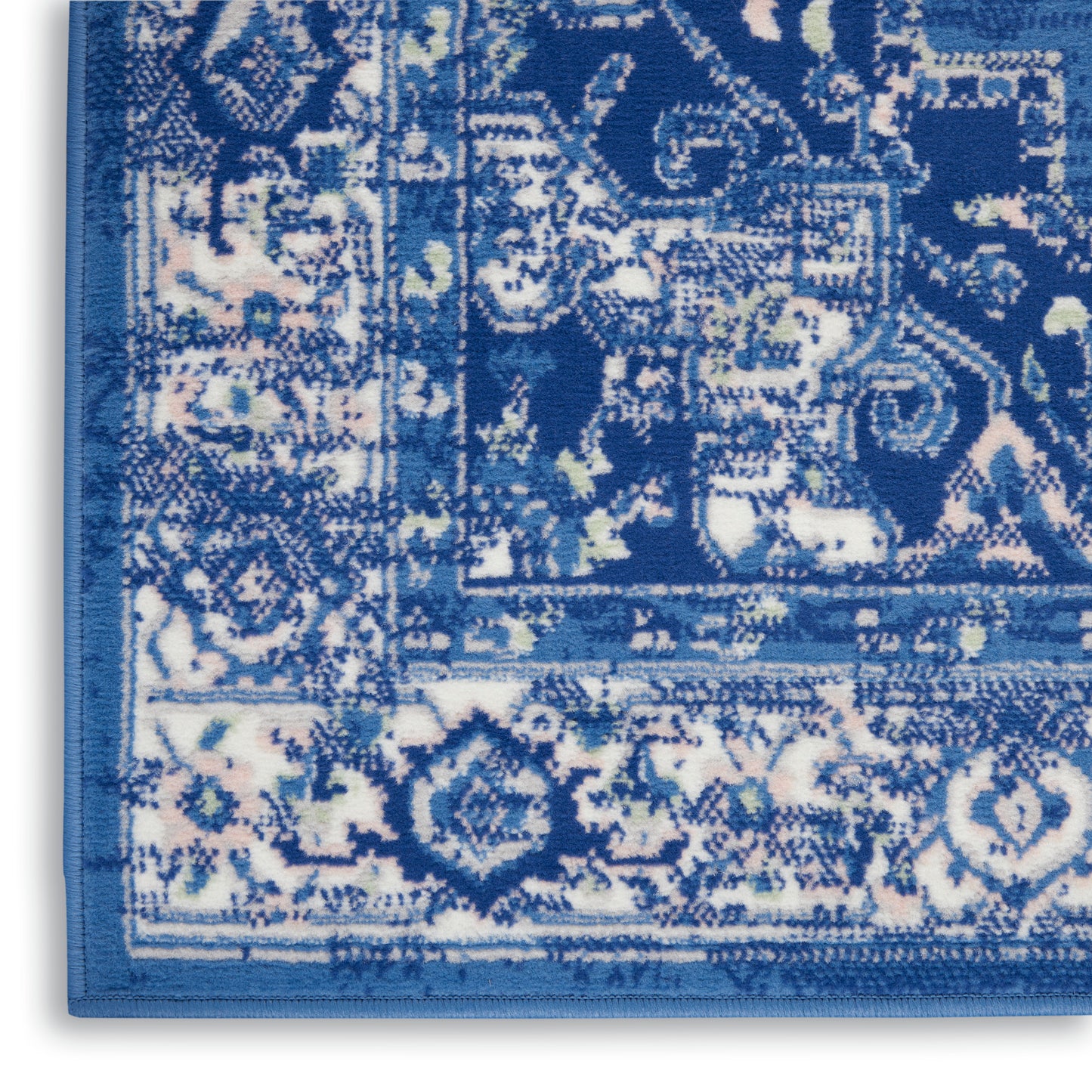 Nourison Whimsicle 4' x 6' Navy Farmhouse Indoor Rug