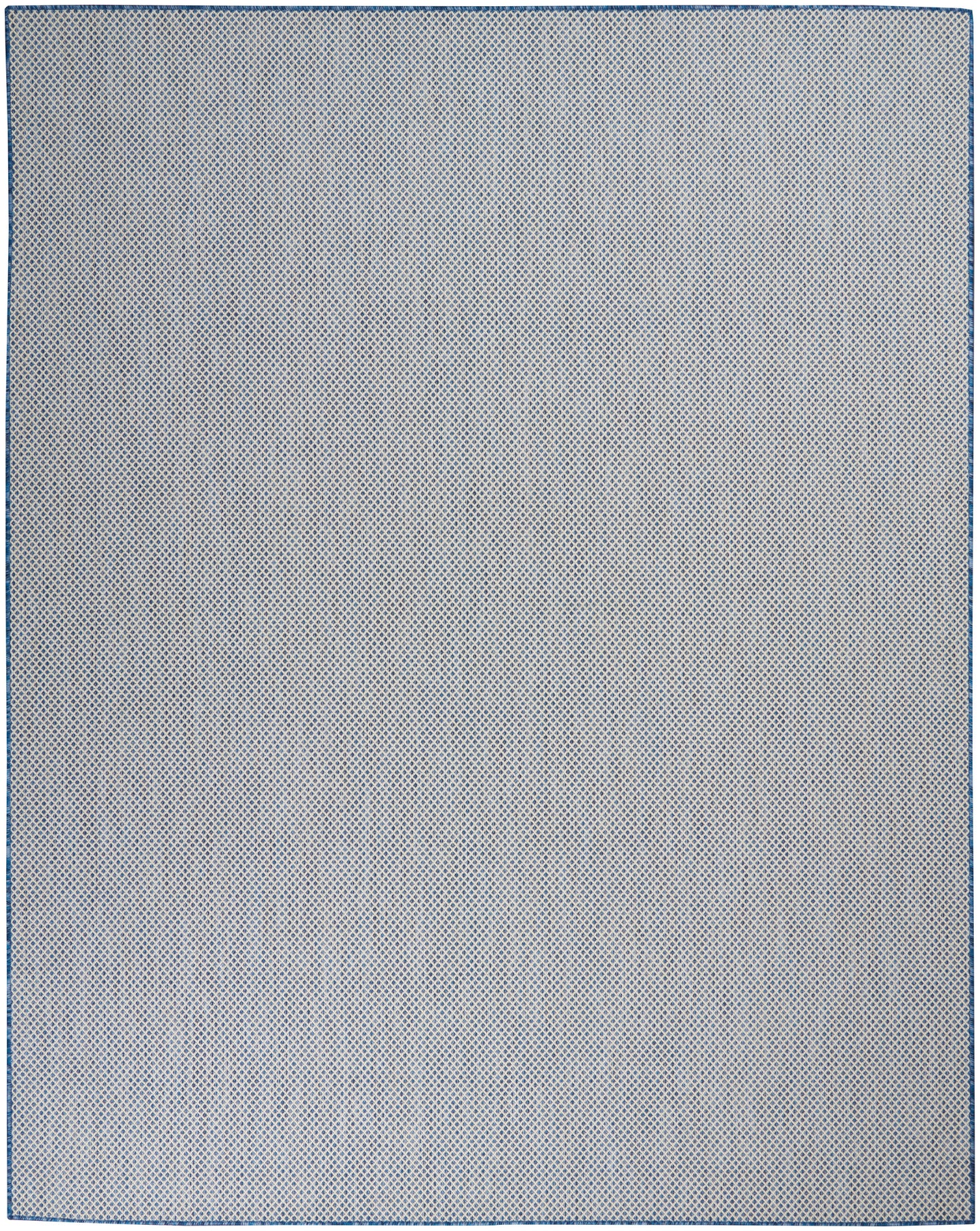 Nourison Courtyard 8' x 10' Ivory Blue Modern Rug