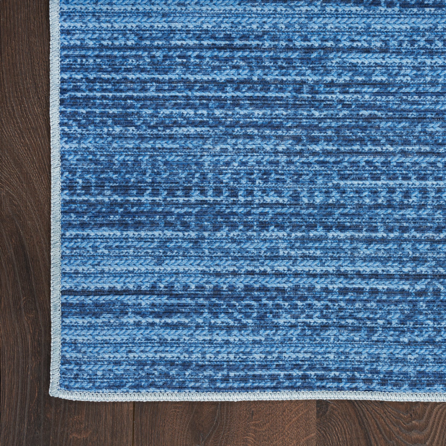 Nourison Nourison Washables 5'2" x 7' Blue Modern Indoor Rug