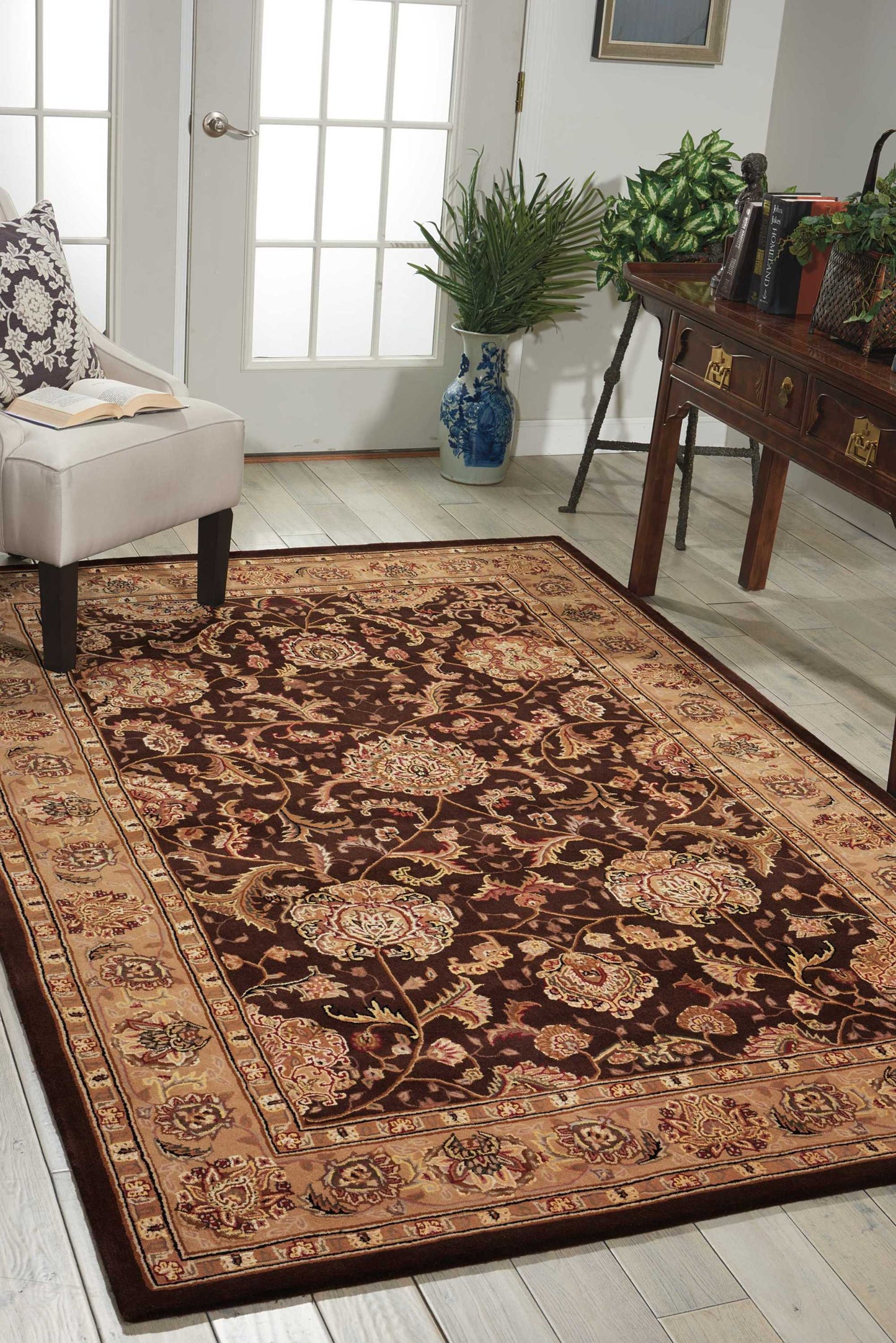 Nourison Nourison 2000 5'6" x 8'6" Brown Traditional Indoor Rug