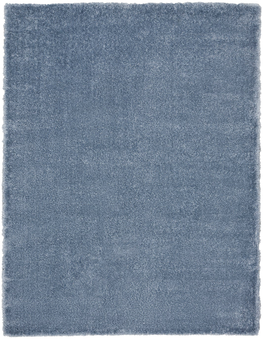 Nourison Dreamy Shag 9' x 12' Light Blue Shag Indoor Rug