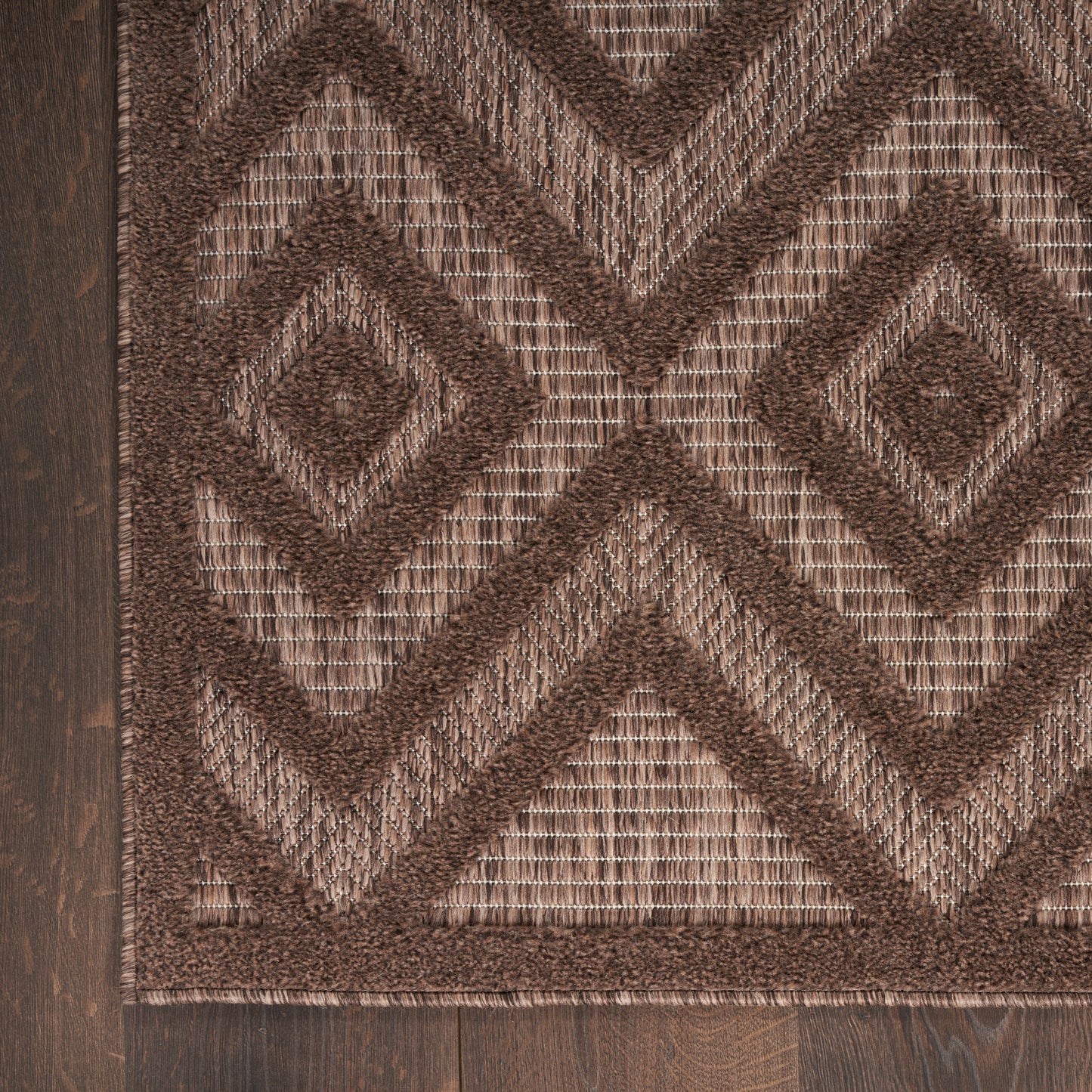 Nourison Versatile 6' x 9' Brown Modern Rug