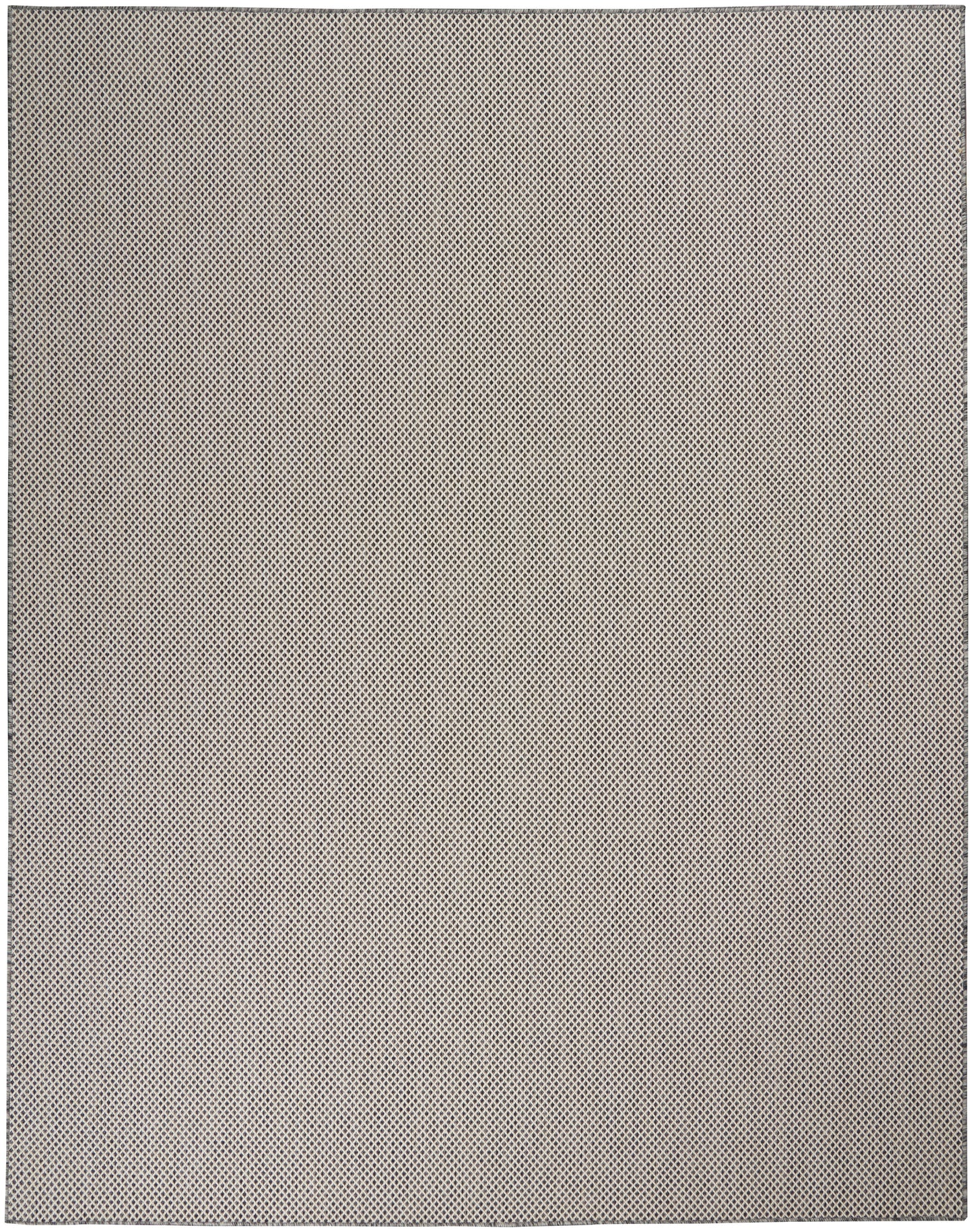 Nourison Courtyard 9' x 12' Ivory Charcoal Modern Rug