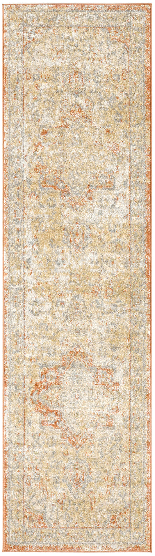 Nourison Nourison Essentials Persian 2'2" x 7'6" Beige Rust Vintage Rug