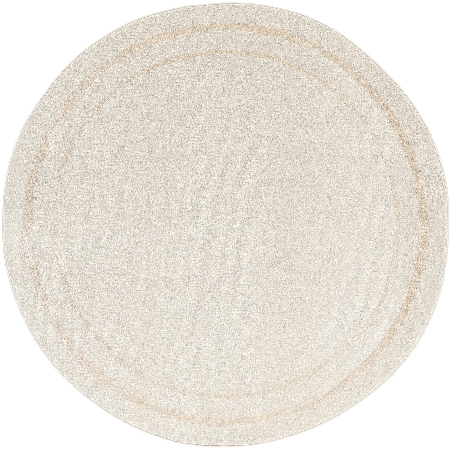 Nourison Nourison Essentials 4' x Round Ivory Gold Contemporary Rug