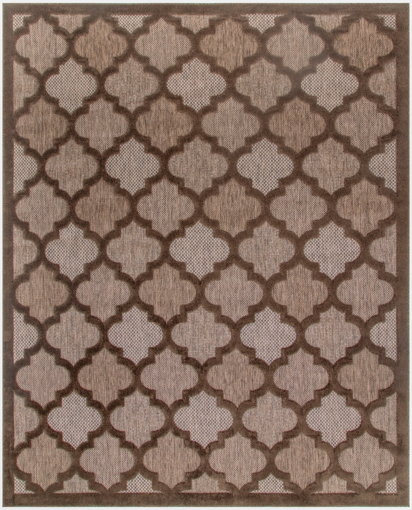 Nourison Easy Care 8' x 10' Brown Modern Rug