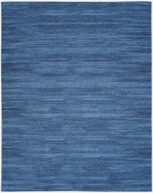 Nourison Nourison Washables 6' x 9' Blue Modern Indoor Rug