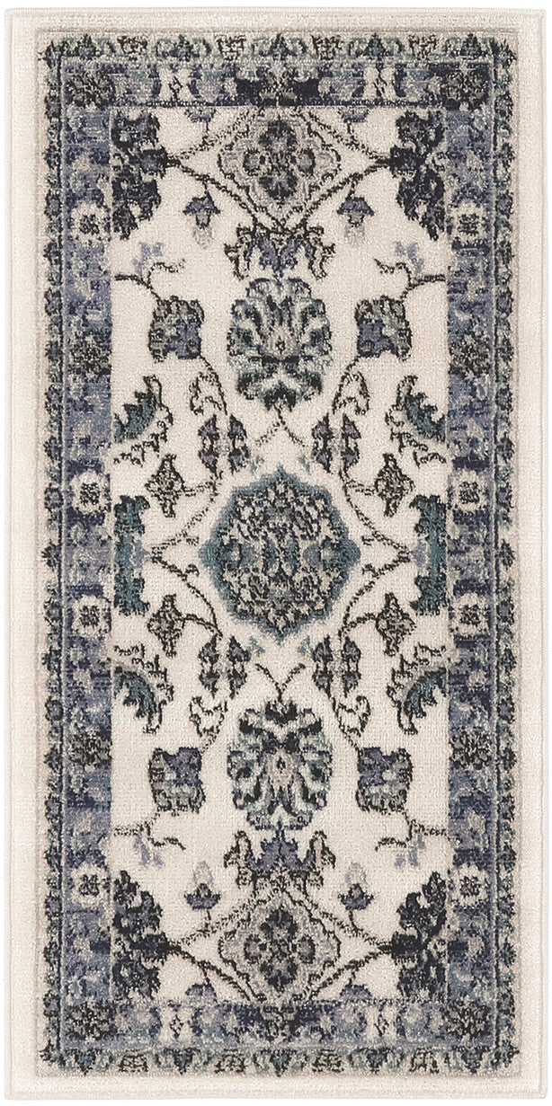 Nourison Nourison Essentials 2' x 4' Ivory Blue Vintage Rug