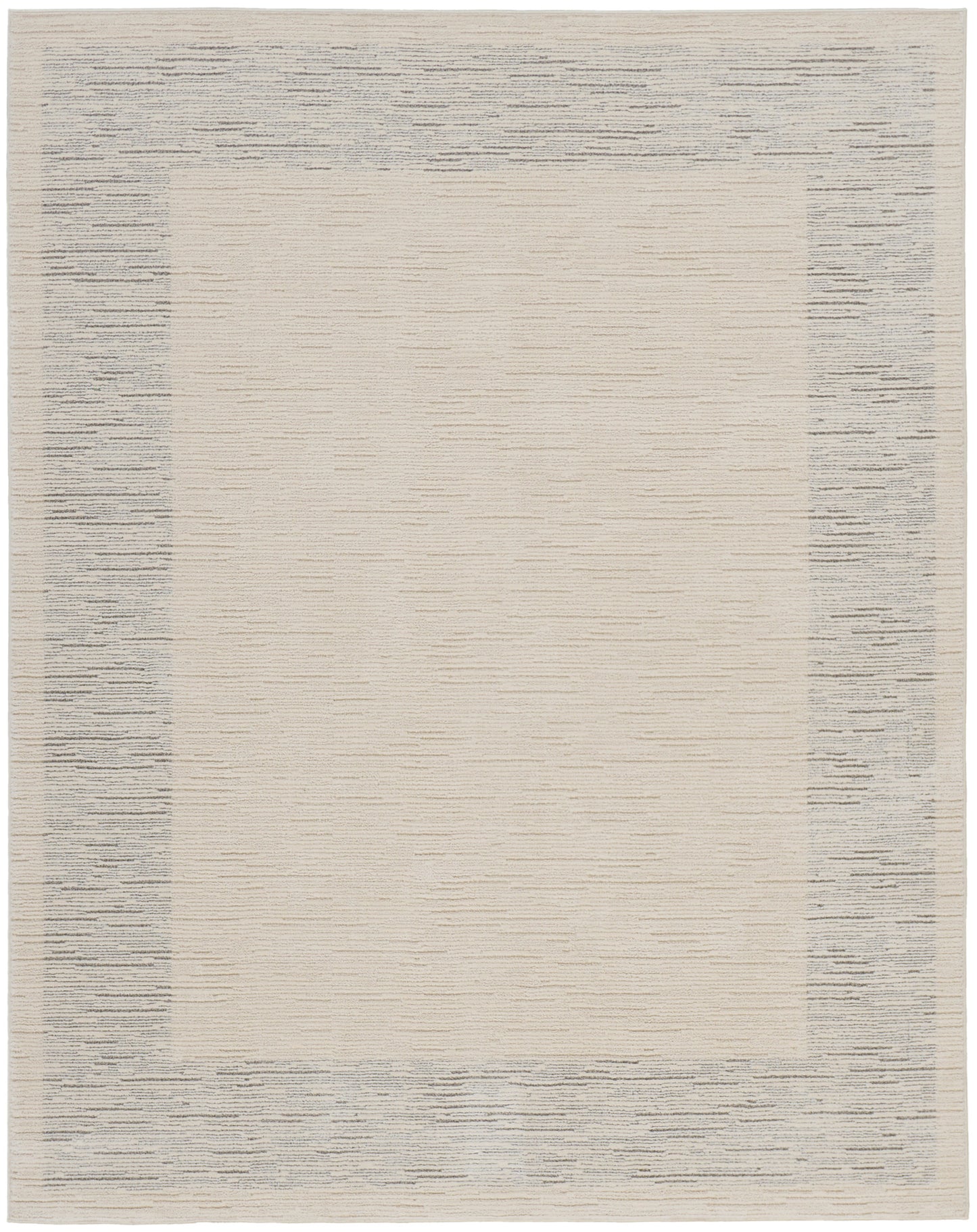 Nourison Andes 7'10" x 9'10" Ivory Grey Scandinavian Indoor Rug