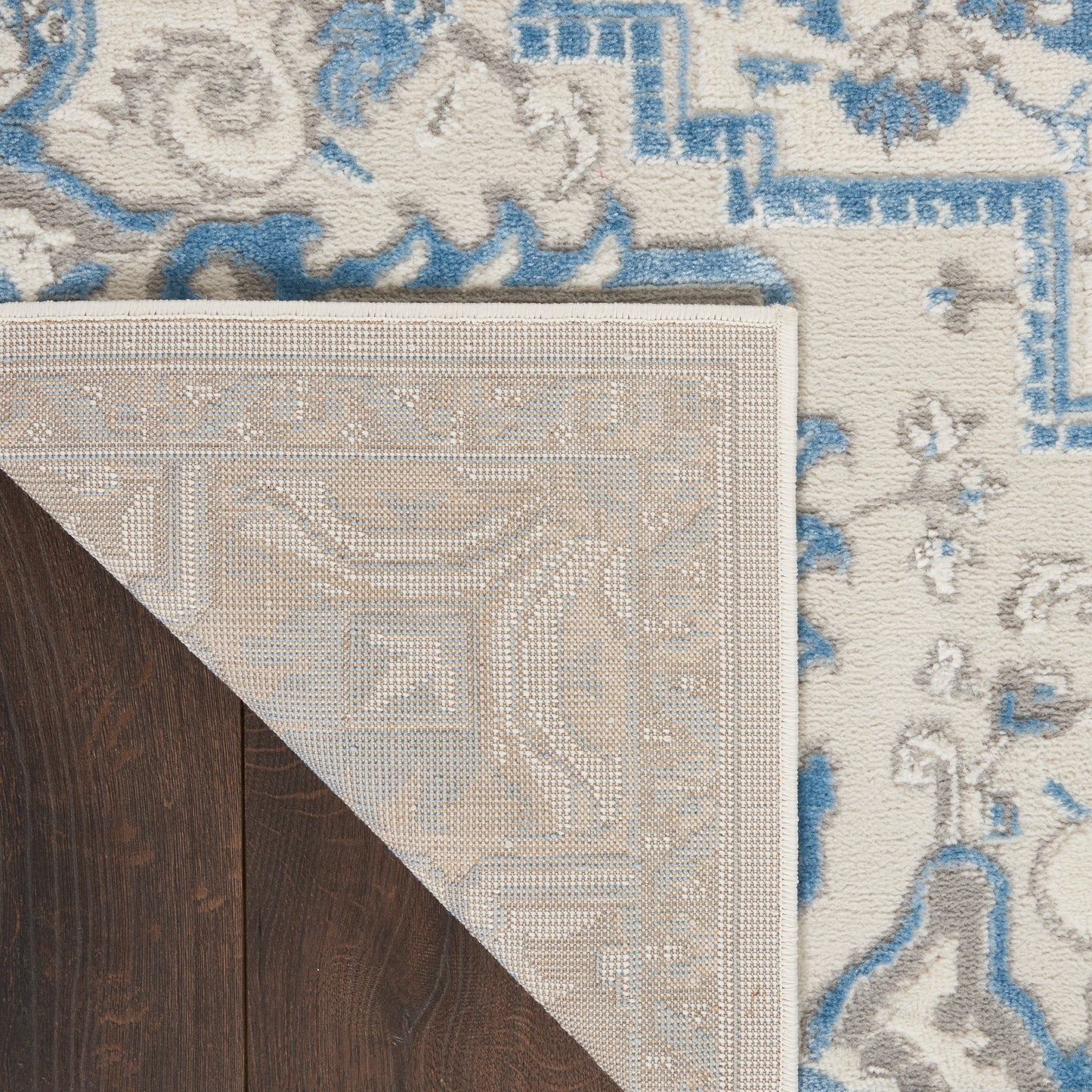 Nourison Elation 5'3" x 7'3" Ivory Blue Bohemian Indoor Rug