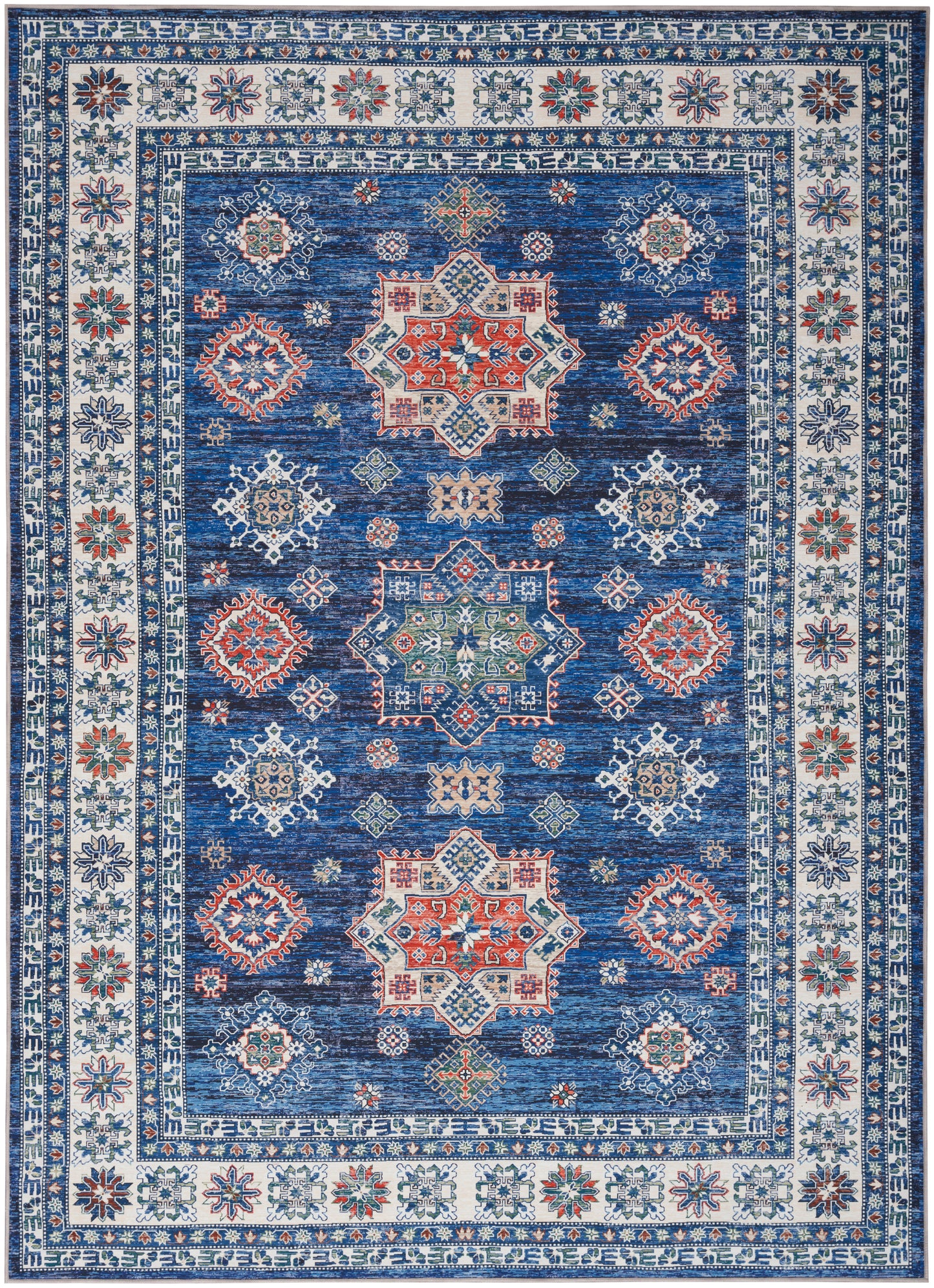 Nourison Fulton 7'10" x 9'10" Blue Vintage Indoor Rug