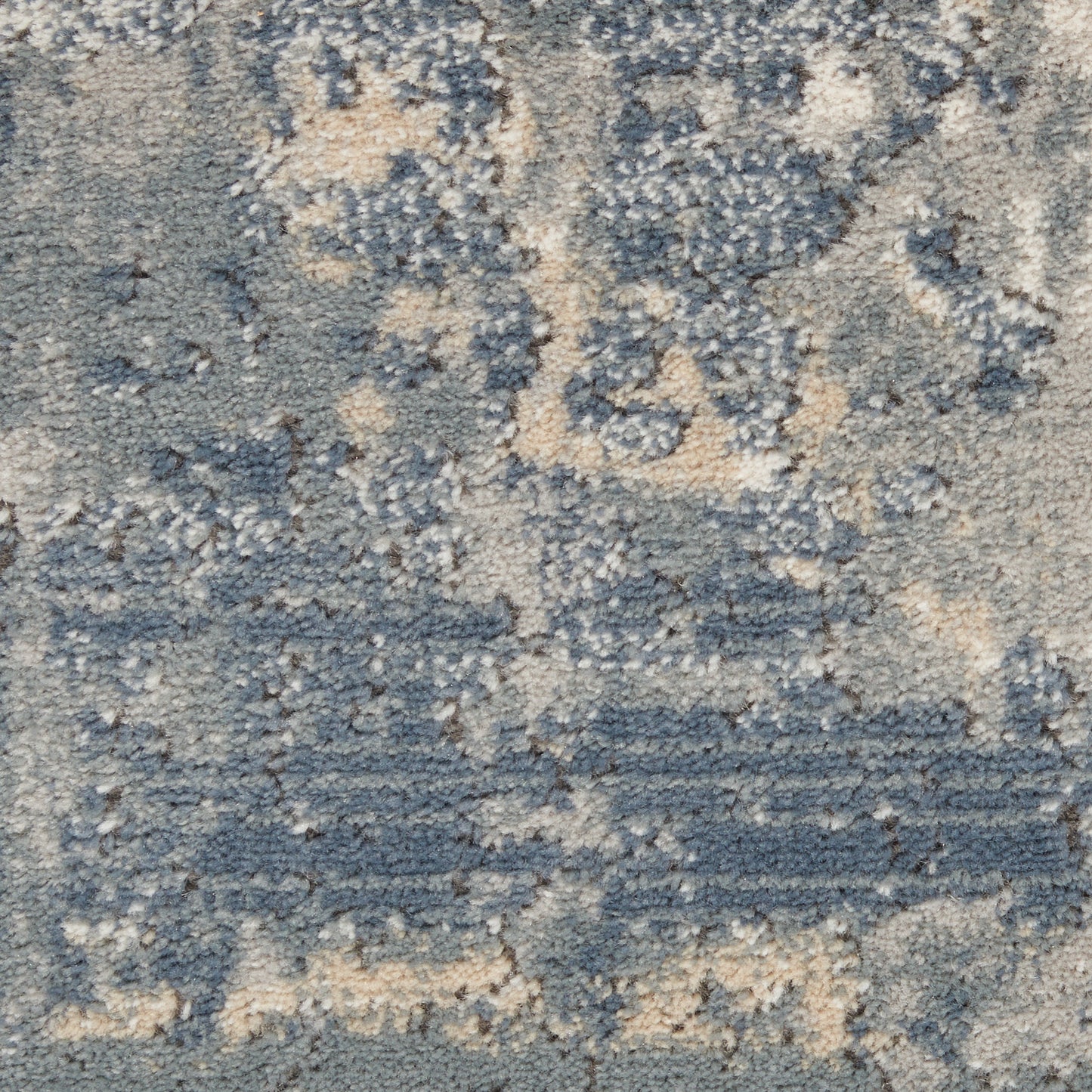 Nourison Quarry 2'2" x 7'6" Grey Beige Modern Indoor Rug