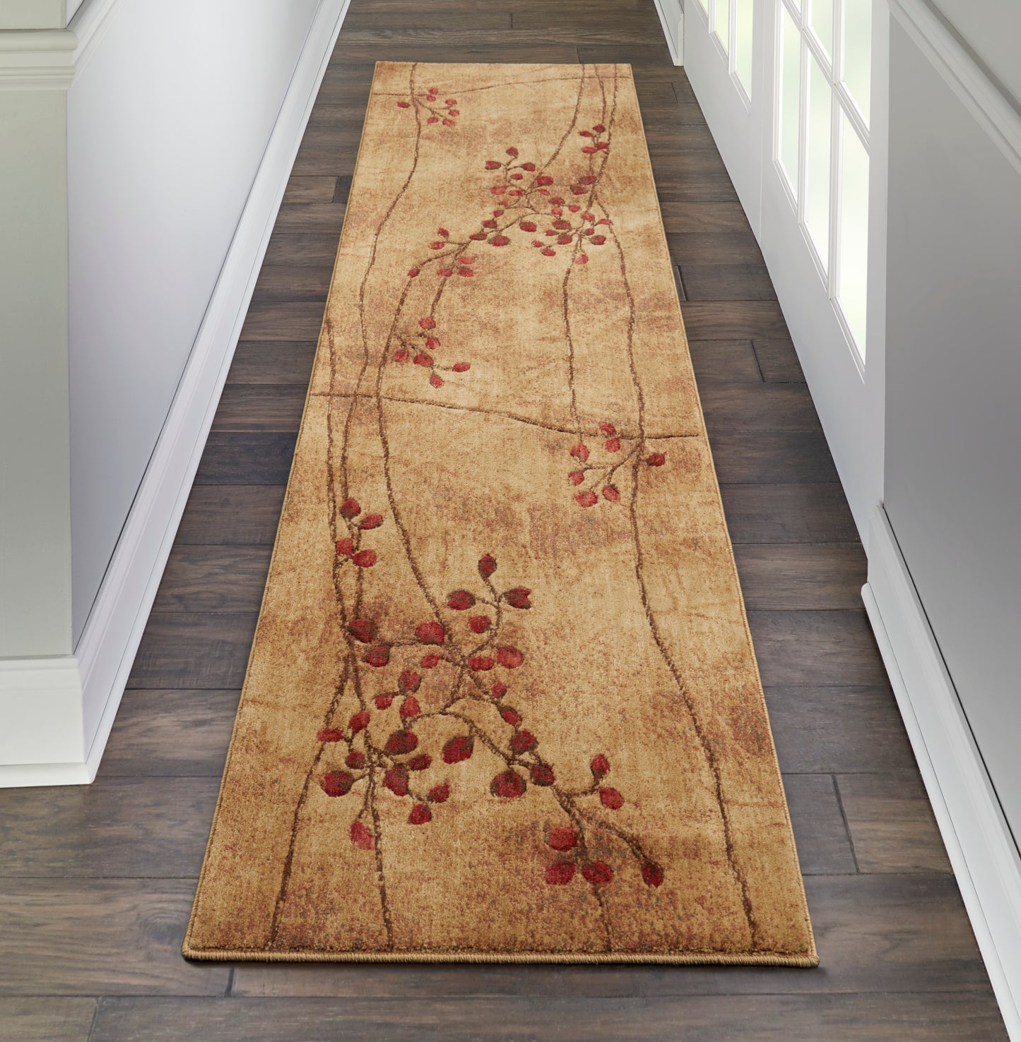 Nourison Somerset 2'3" x 8' Latte Rustic Indoor Rug