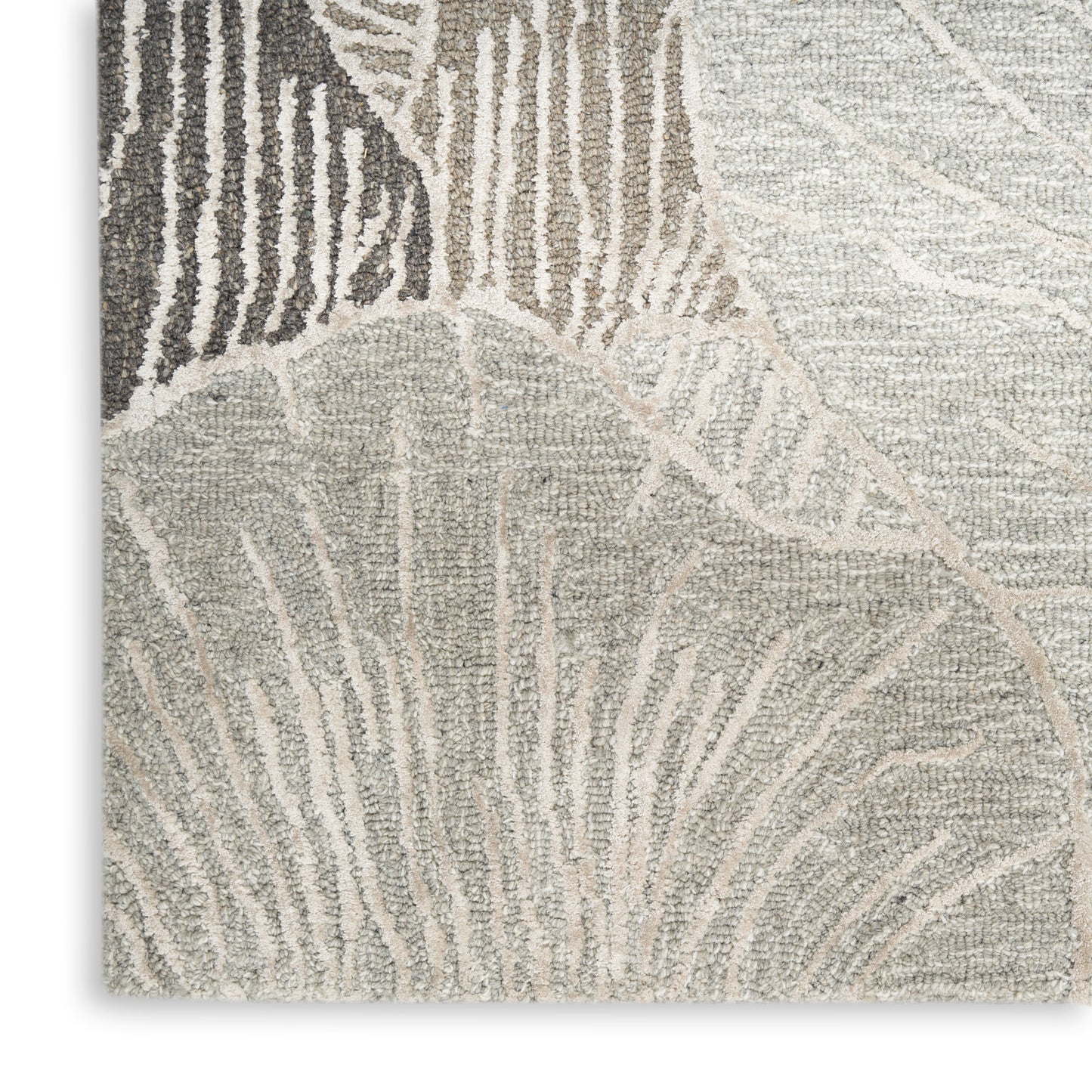 Nourison Avra 7'9" x 9'9" Grey Modern Indoor Rug