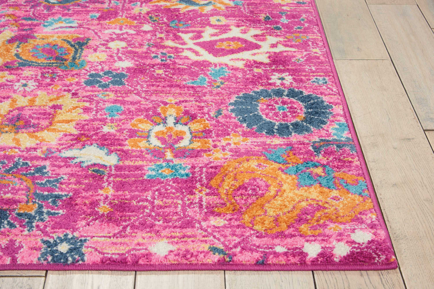 Nourison Passion 5' x 7' Fuchsia Bohemian Indoor Rug