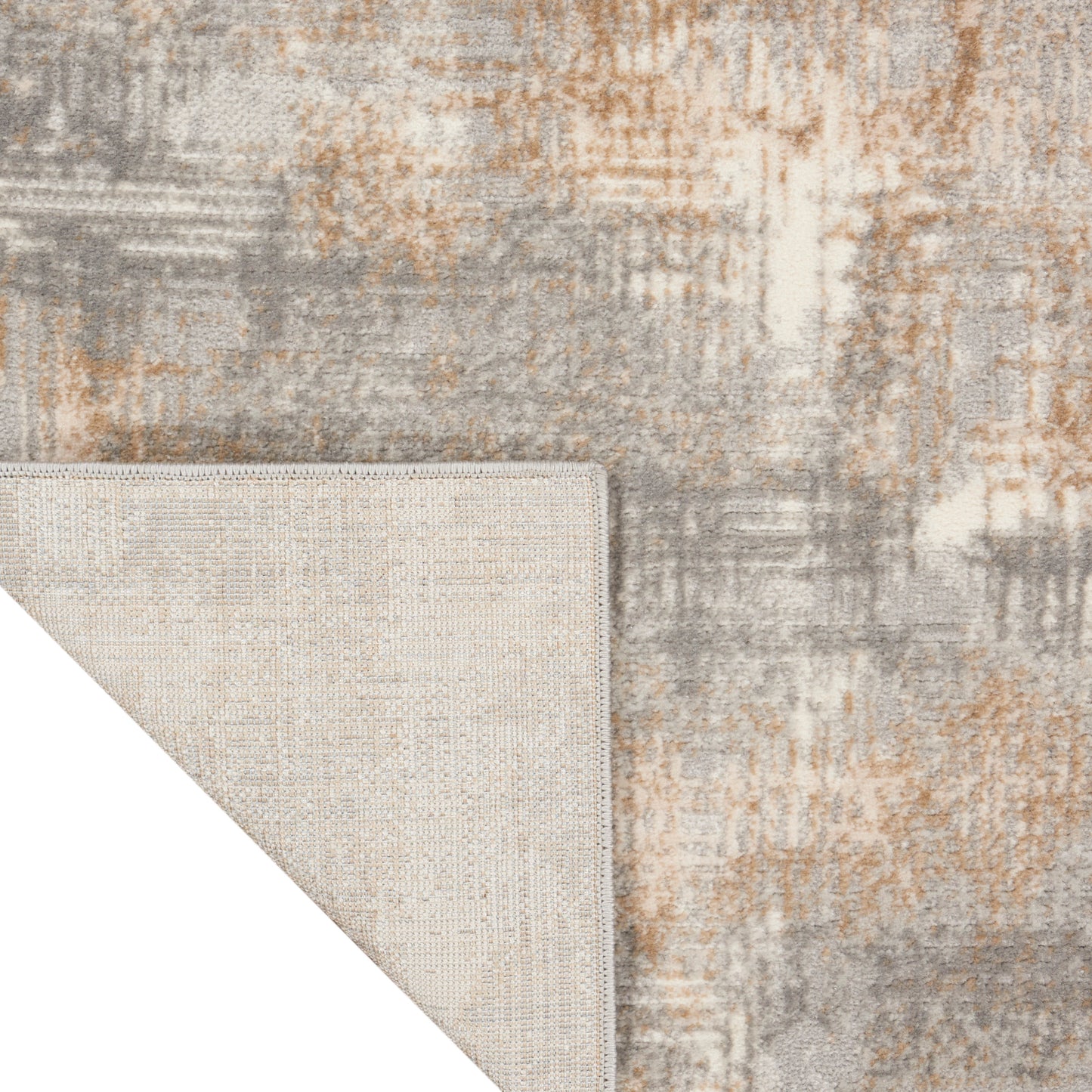 Calvin Klein CK950 Rush 2'3" x 7'3" Grey Beige Modern Indoor Rug