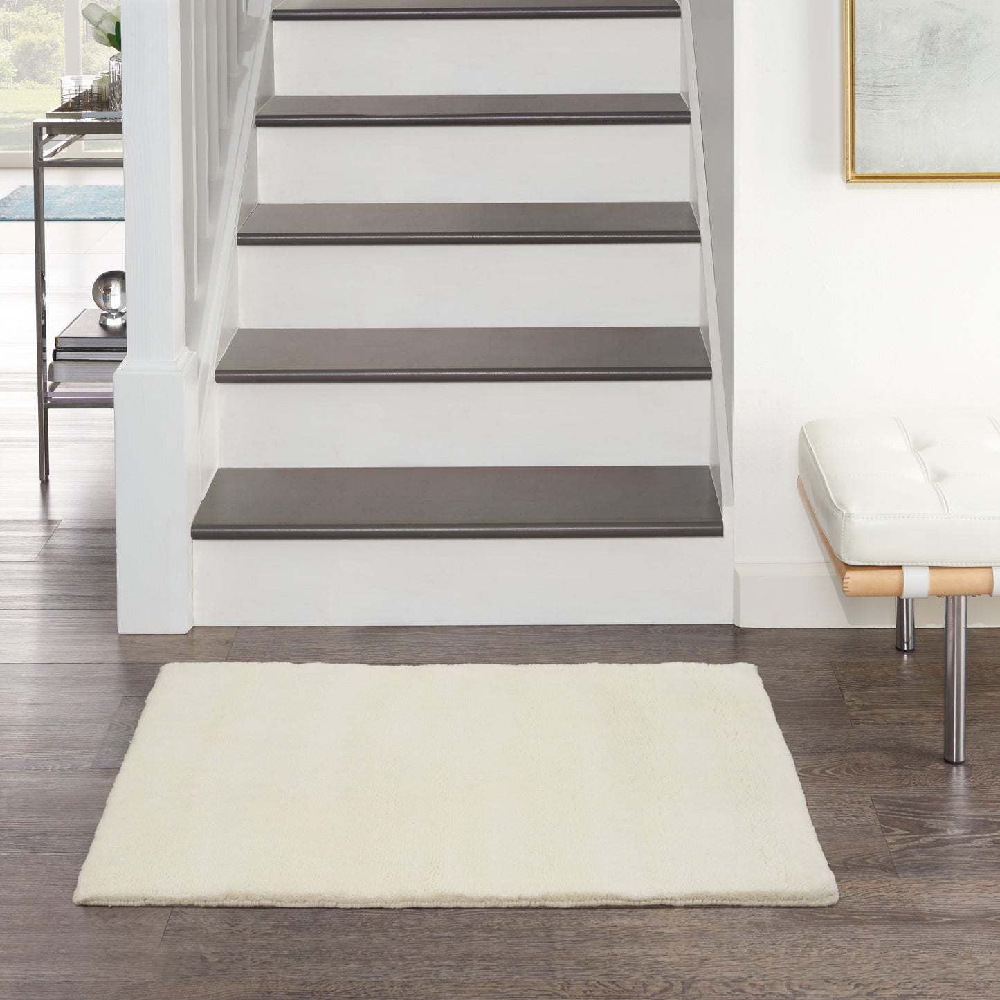 Nourison Plush Cloud 2' x 3' Ivory Modern Indoor Rug