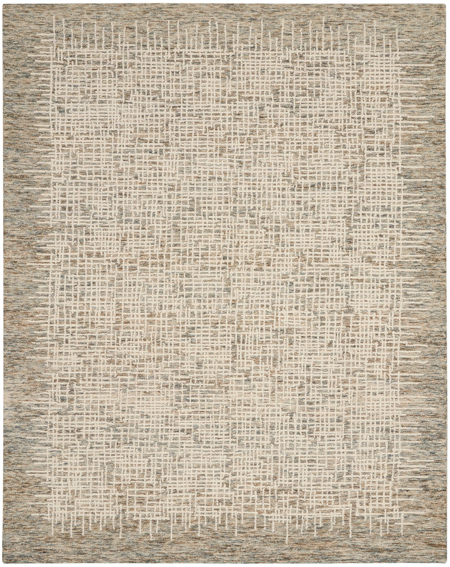 Nourison Colorado 7'9" x 9'9" Ivory Multicolor Rustic Indoor Rug