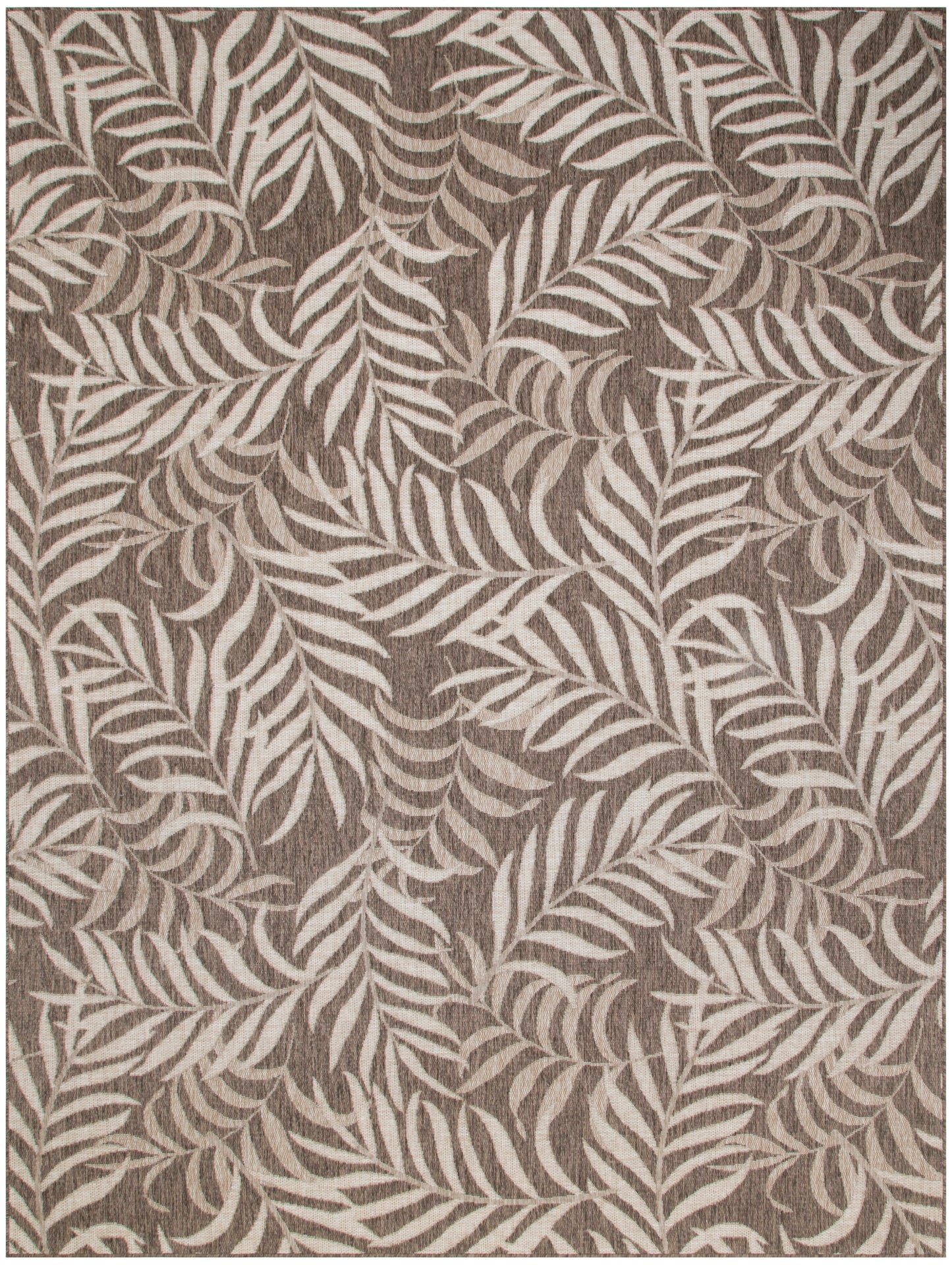 Nourison Garden Oasis 9' x 12' Mocha Tropical Rug