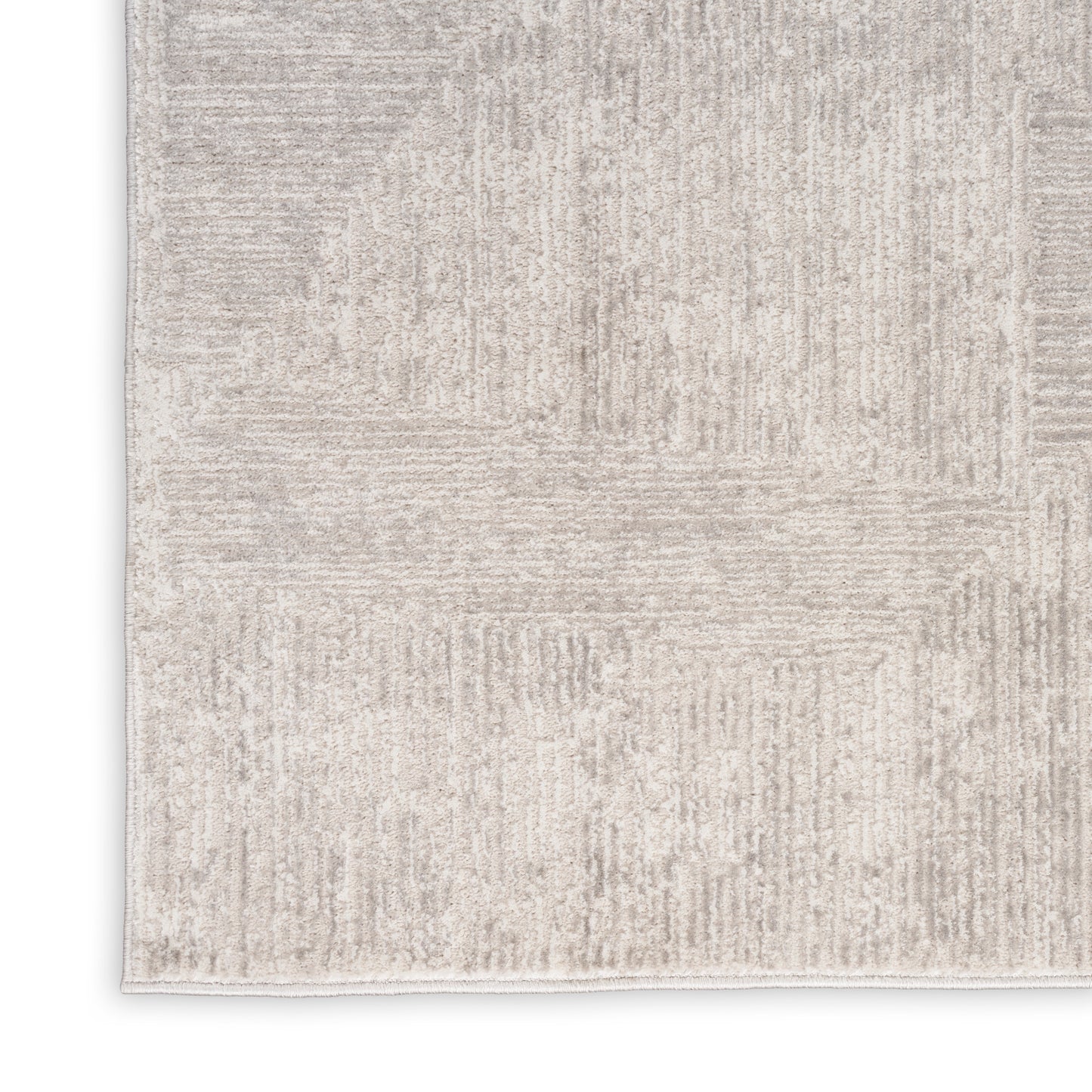 Calvin Klein CK024 Irradiant 3'11" x 5'11" Silver Modern Indoor Rug