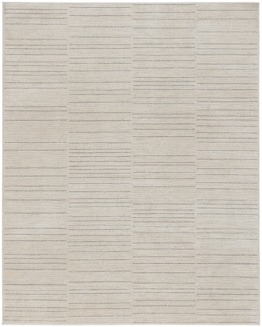 Nourison Andes 3'11" x 5'11" Ivory Grey Scandinavian Indoor Rug