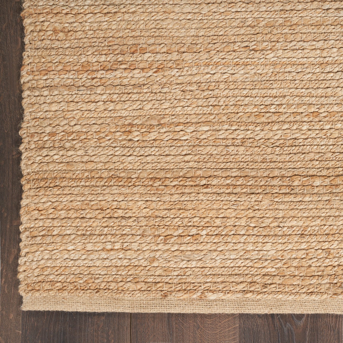 Nourison Natural Jute 8' x 10' Natural Farmhouse Indoor Rug