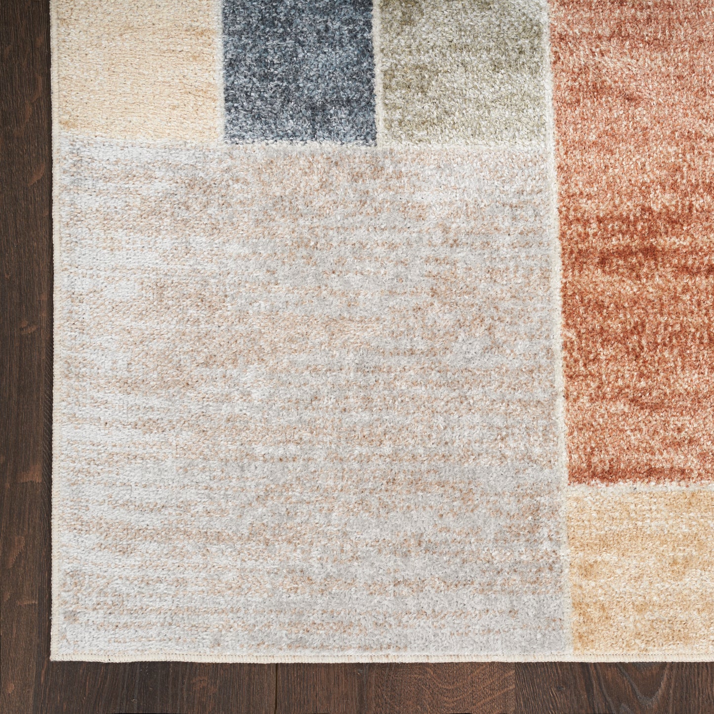 Nourison Astra Machine Washable 7'10" x 10' Multicolor Contemporary Indoor Rug