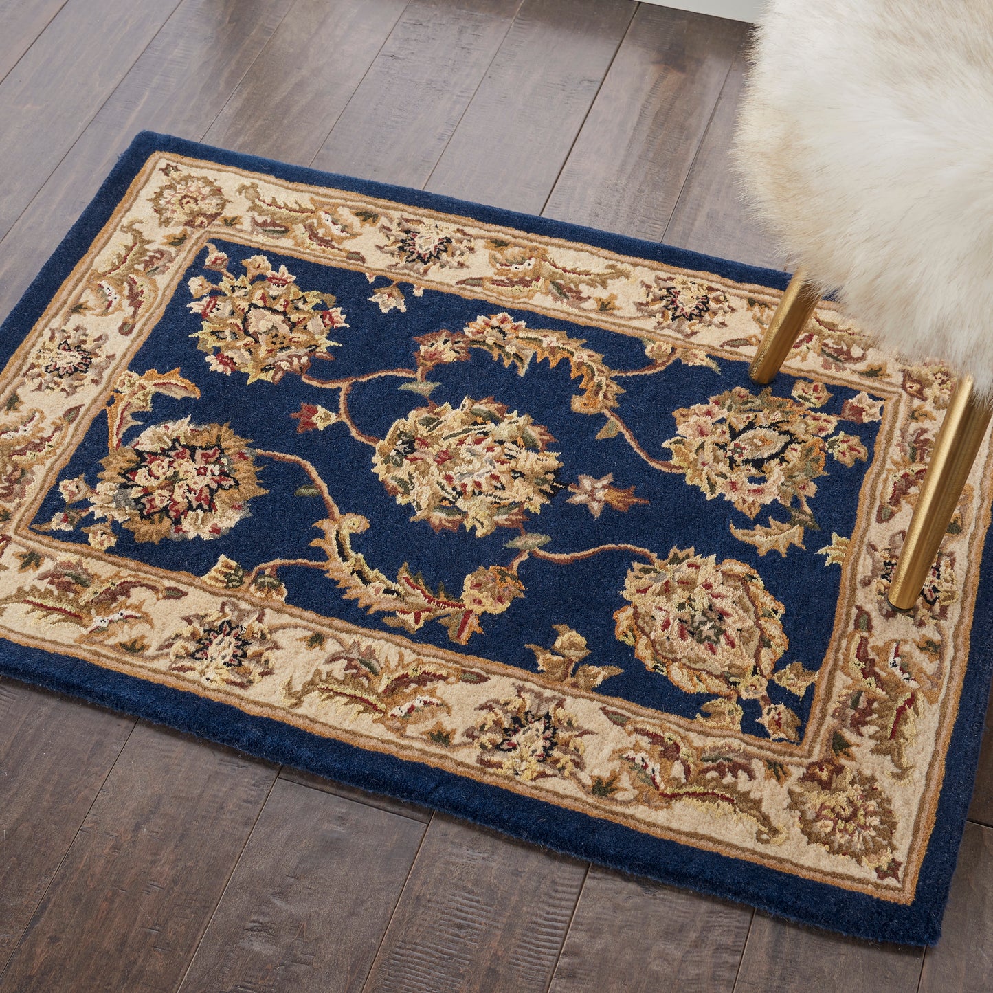 Nourison Nourison 2000 2' x 3' Navy Traditional Indoor Rug