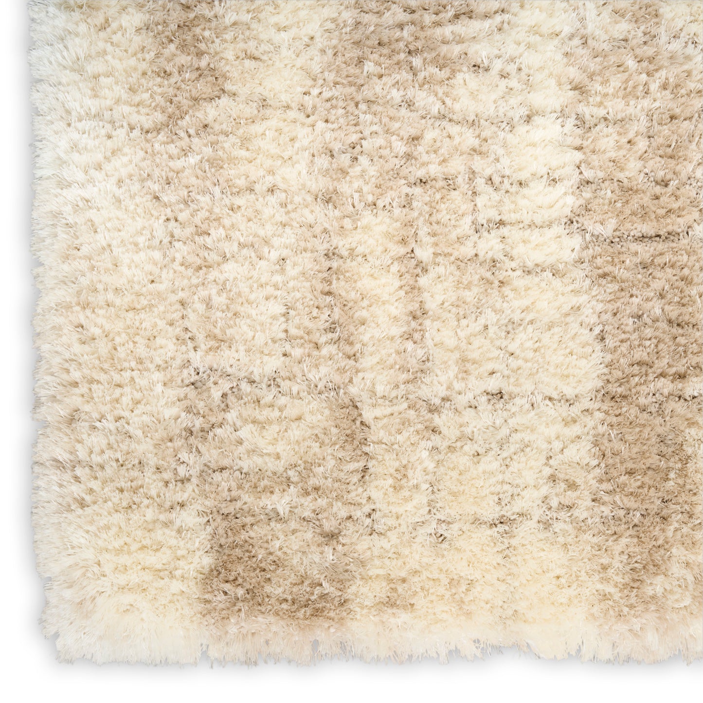 Nourison Dreamy Shag 4' x 6' Ivory Beige Modern Indoor Rug