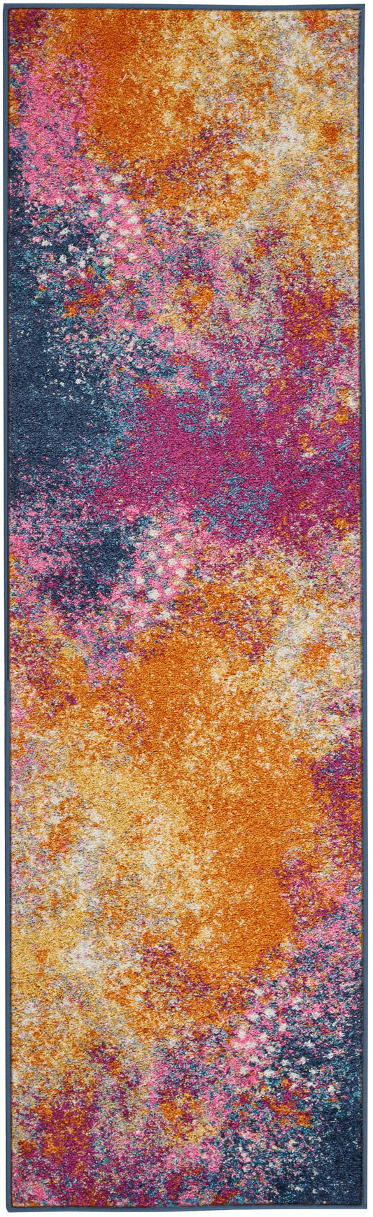 Nourison Passion 2'2" x 14' Sunburst Modern Indoor Rug