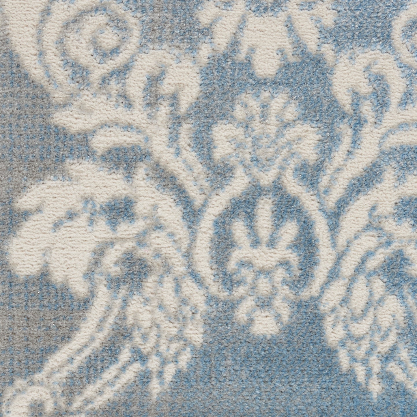 Nourison Elation 5'3" x 7'3" Ivory Blue Vintage Indoor Rug