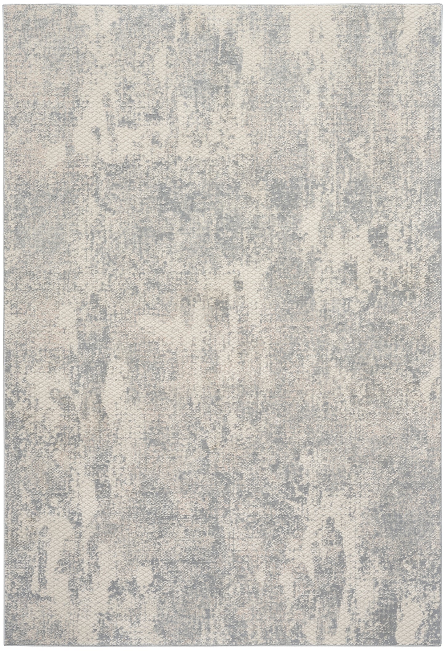 Nourison Exhale 5'3" x 7'3" Light Grey Modern Indoor Rug