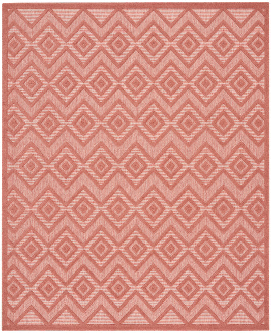 Nourison Versatile 8' x 10' Coral Orange Modern Rug