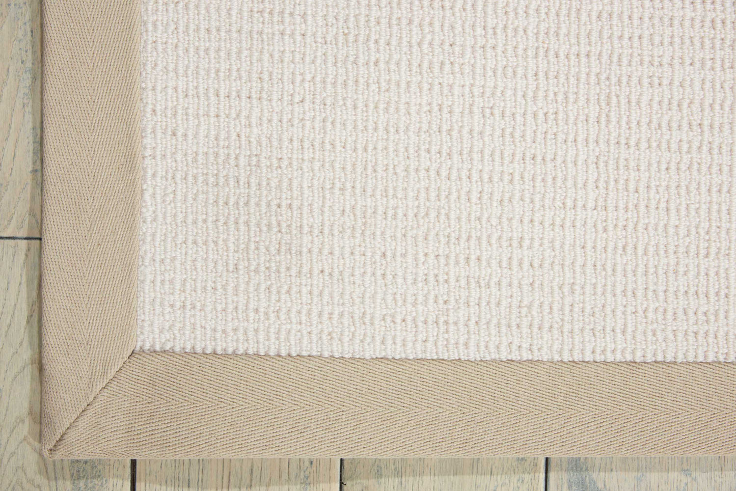 Nourison Sisal Soft 5' x 8' White Farmhouse Indoor Rug