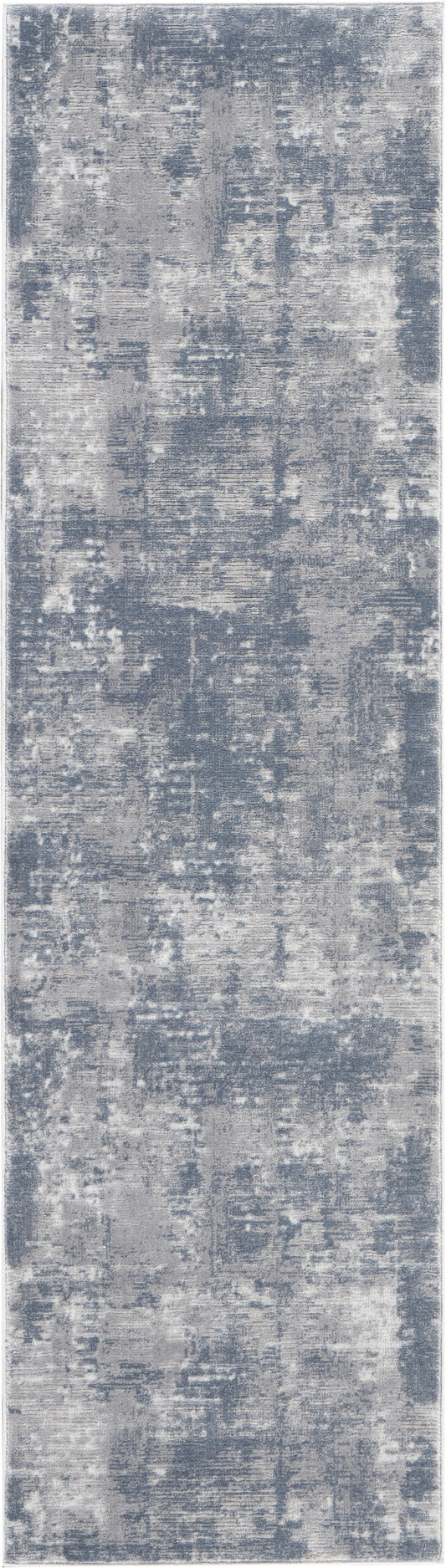 Nourison Rustic Textures 2'2" x 7'6" Grey Modern Indoor Rug