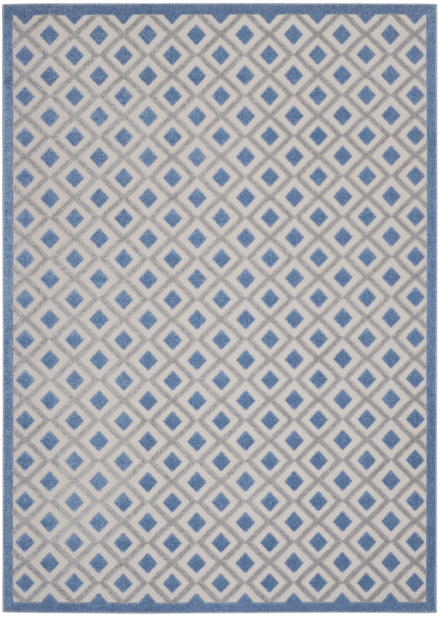 Nourison Aloha 12' x 15' Blue Grey Modern Rug