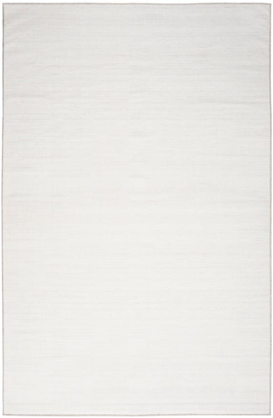 Nourison Washable Essentials 4' x 6' Ivory Grey Modern Indoor Rug