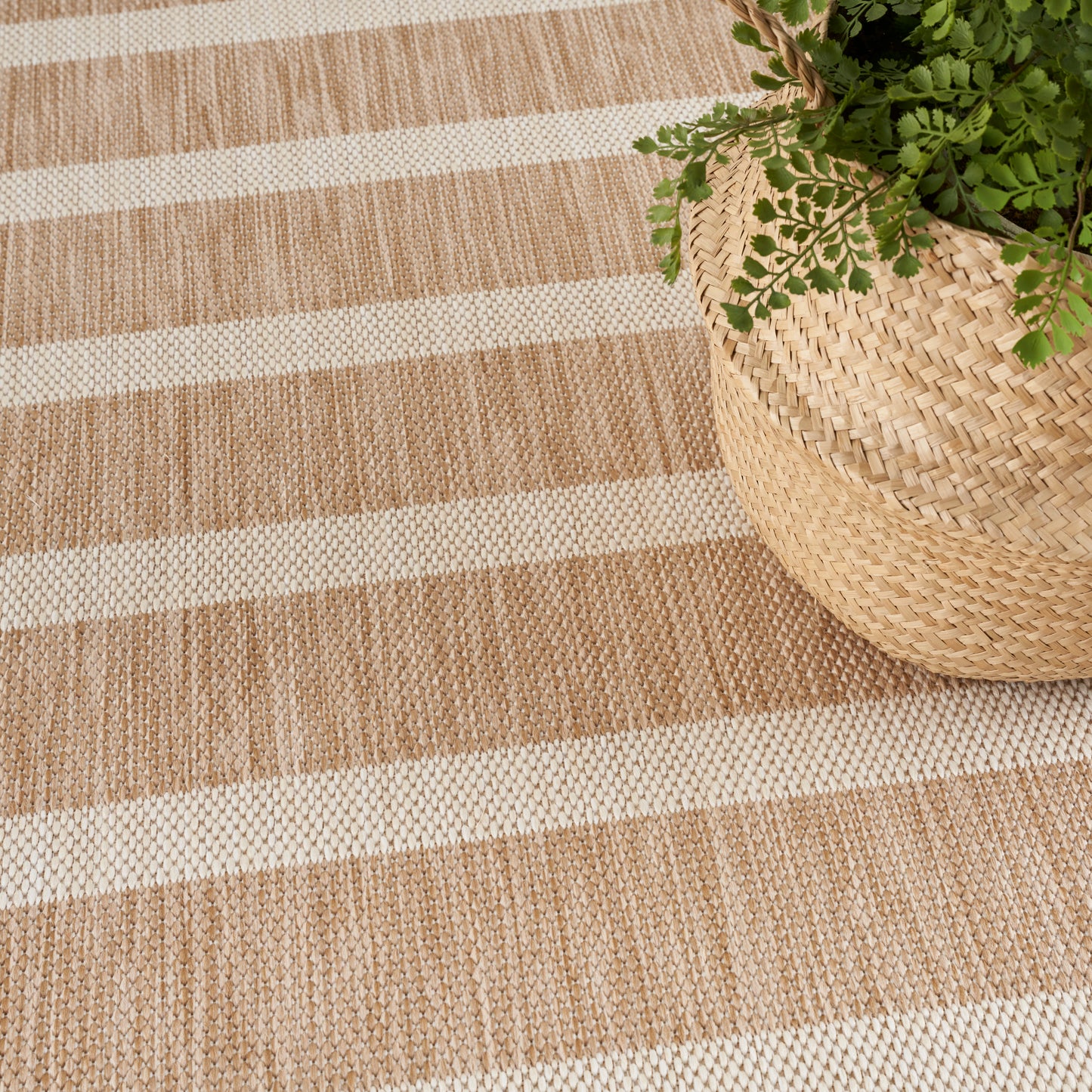 Nourison Positano 5' x 7' Beige Ivory Modern Rug