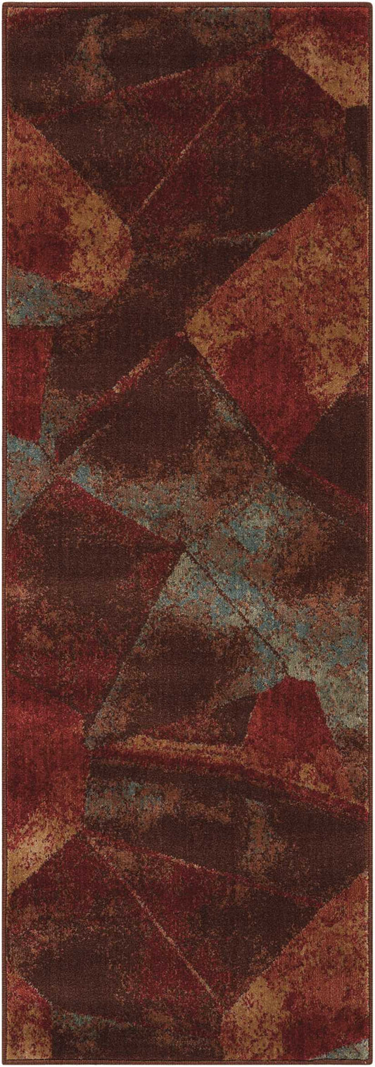 Nourison Somerset 2' x 5'9" Multicolor Modern Indoor Rug