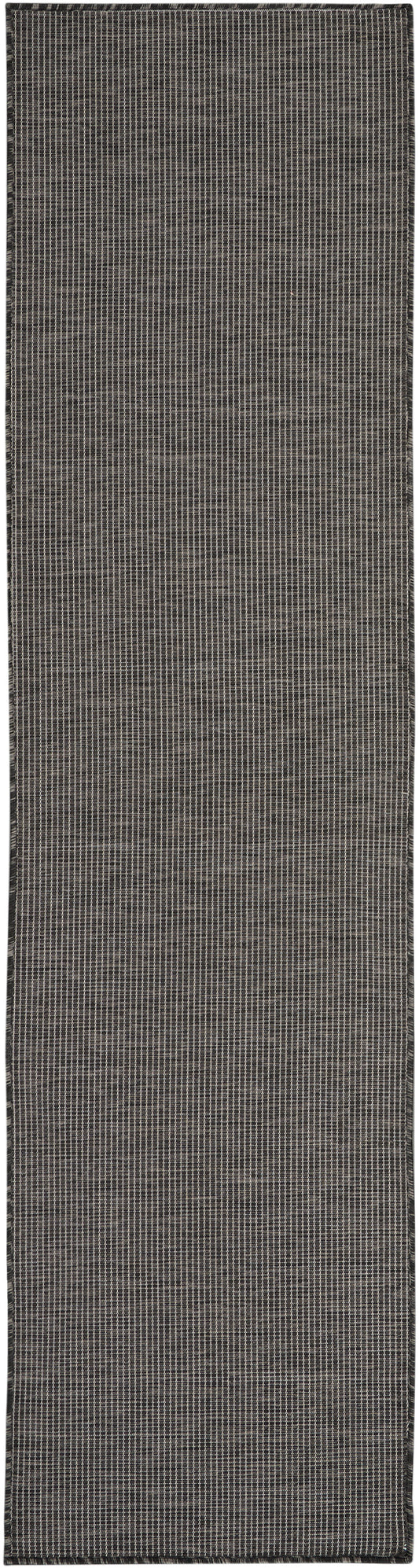 Nourison Positano 2' x 6' Charcoal Modern Rug